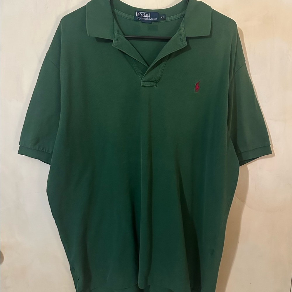 Ralph Lauren Deep Green Polo Shirt for Men